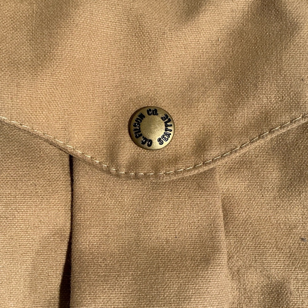 C.C. Filson tan canvas hunting pouch belt - Picture 4 of 14